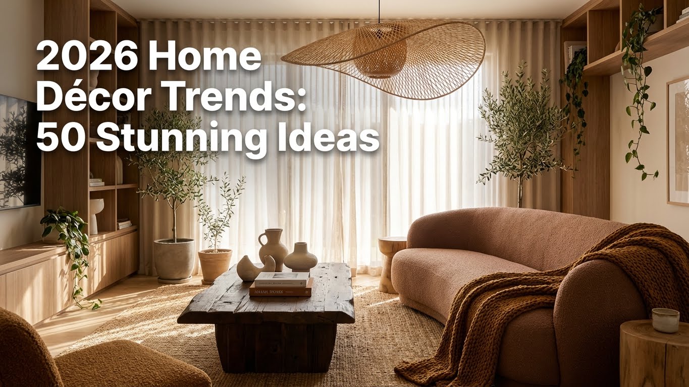 2026 Home Decor Trends: 50 Stunning Ideas That Will Define Interior Design