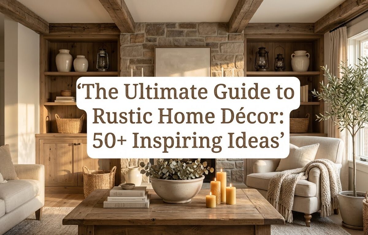 The Ultimate Guide to Rustic Home Decor: 50+ Inspiring Ideas for Every Room