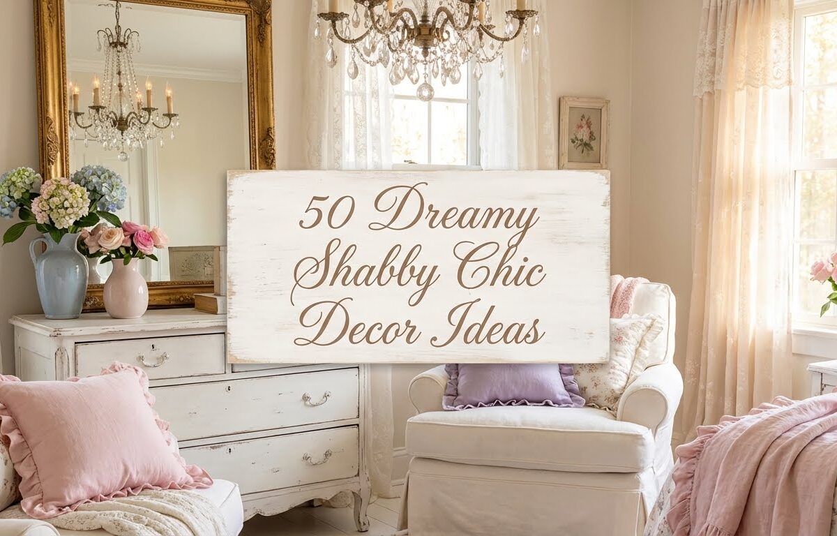 50 Dreamy Shabby Chic Decor Ideas: The Complete Room-by-Room Guide