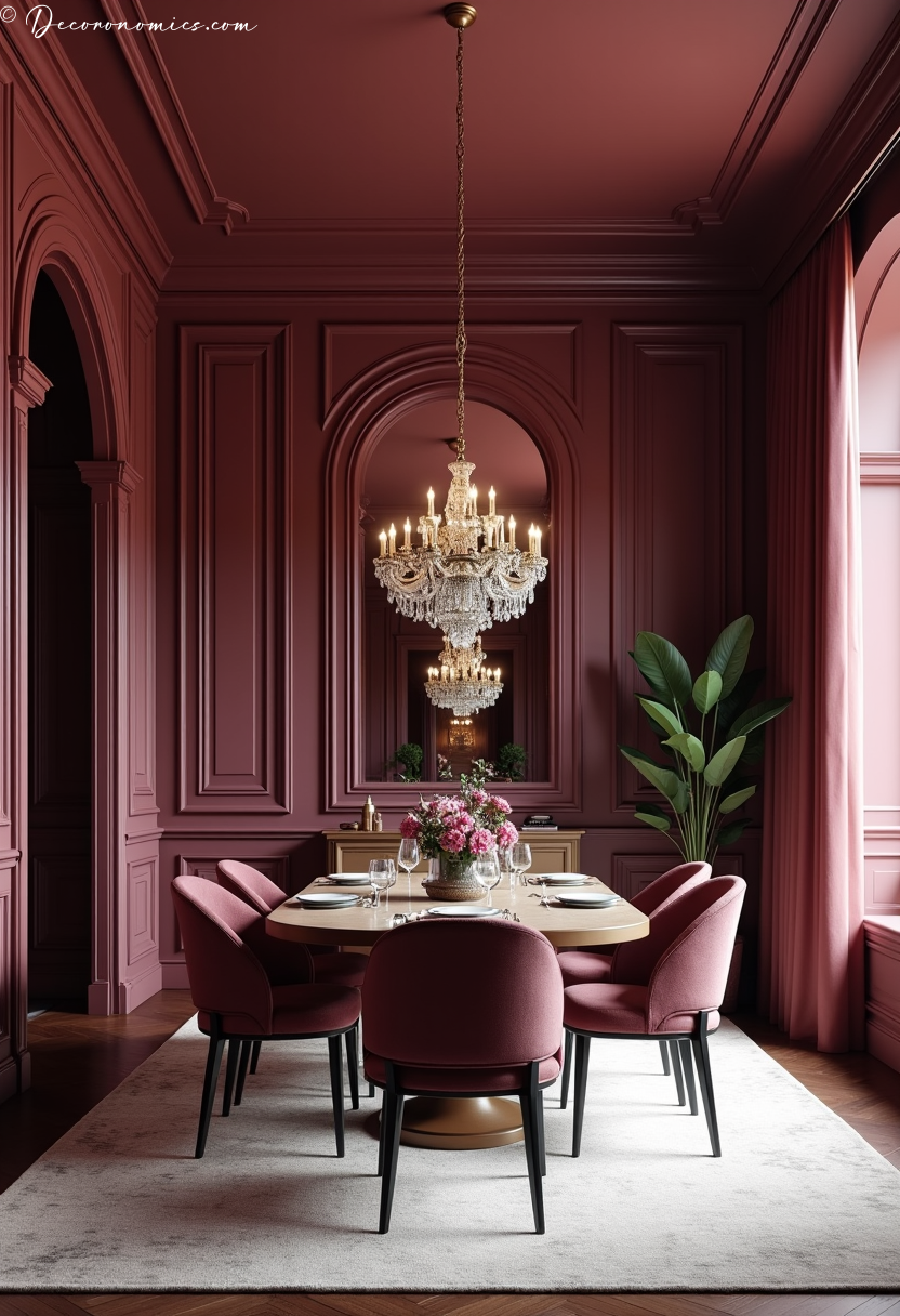 Defined dining room