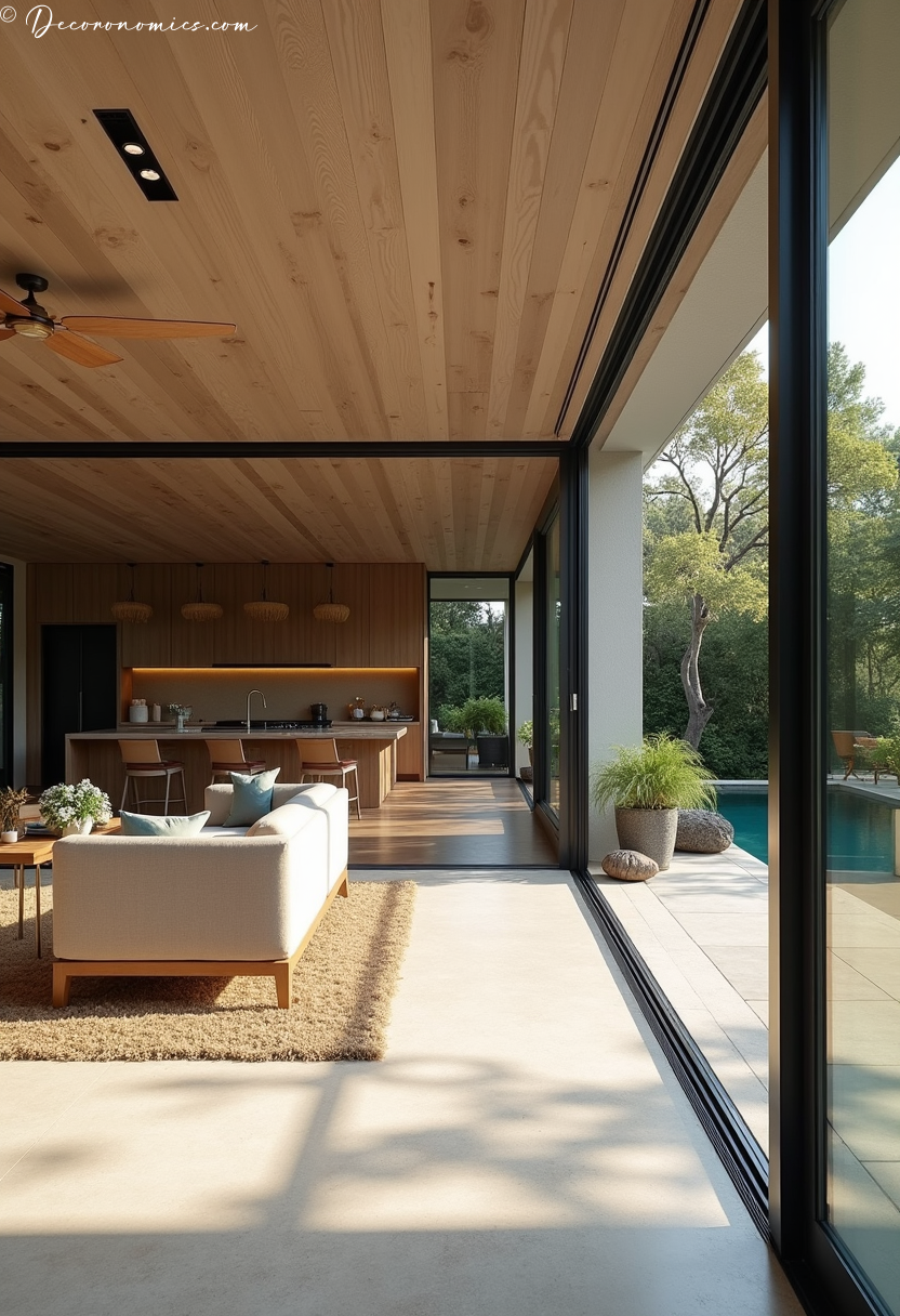 Indoor outdoor living space