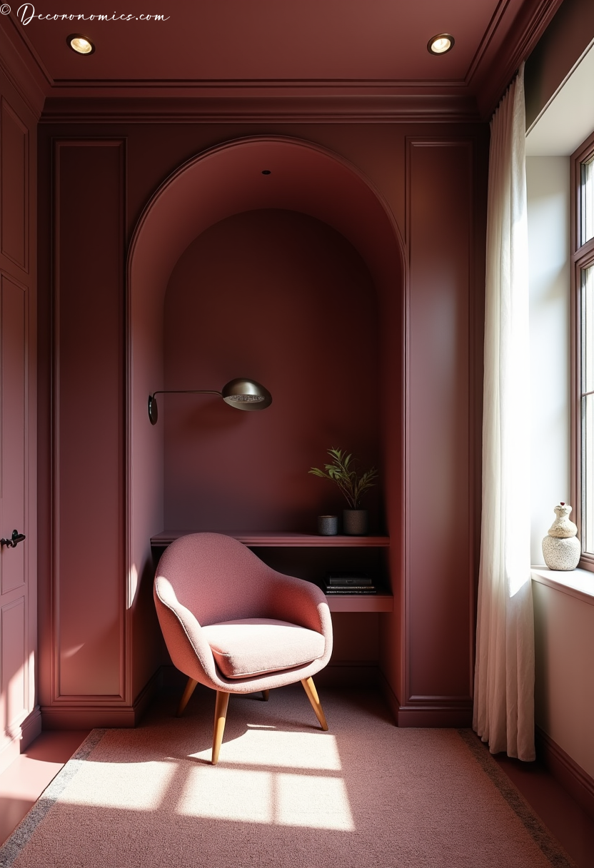 Reading nook bedroom