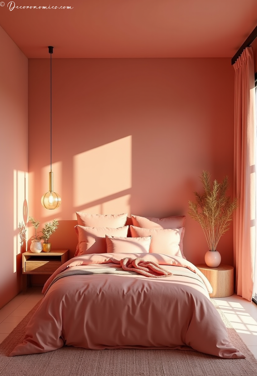 Sunset bedroom design