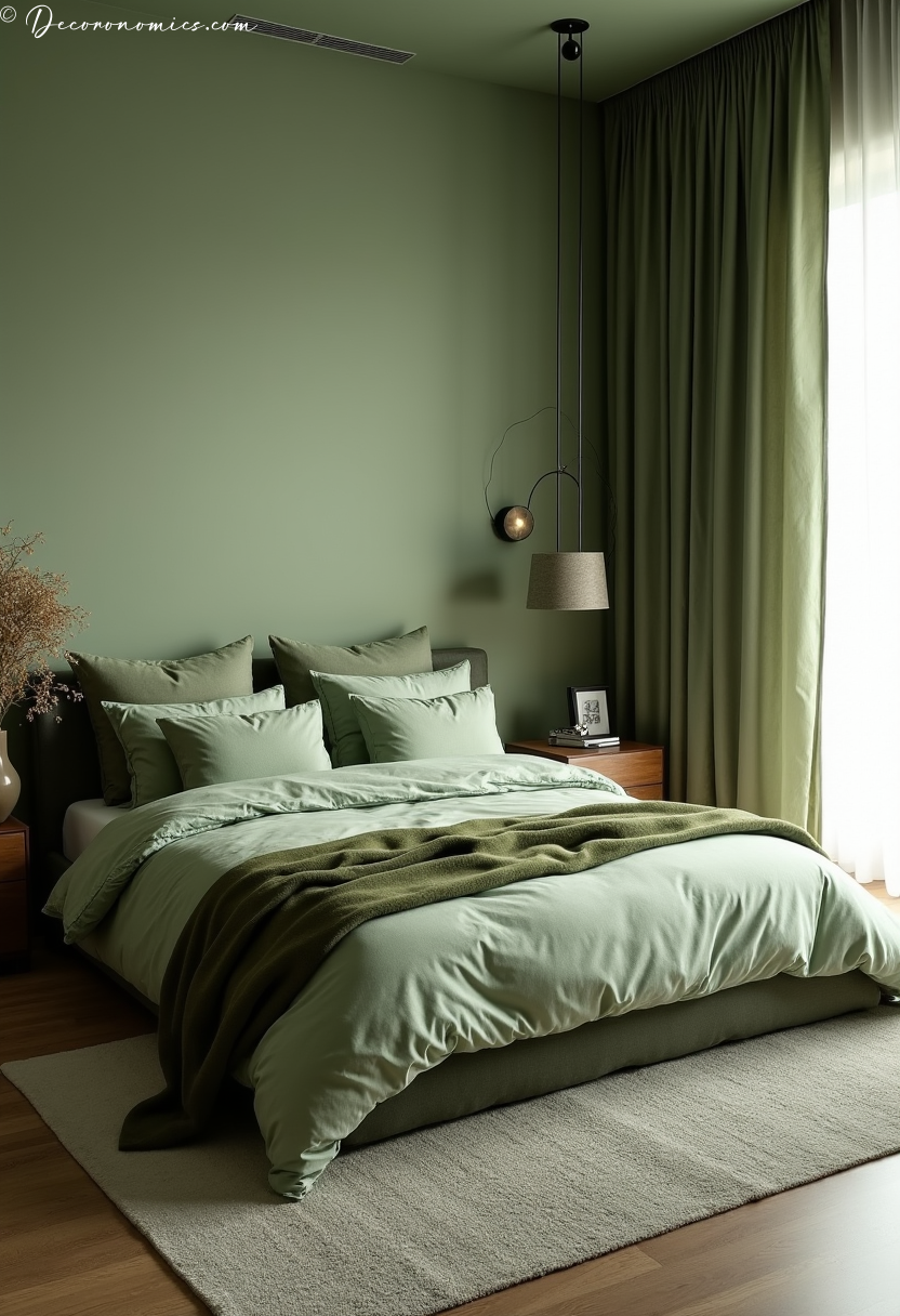 Tonal bedroom design