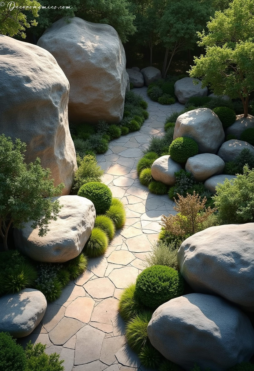 Boulder outcrop dramatic