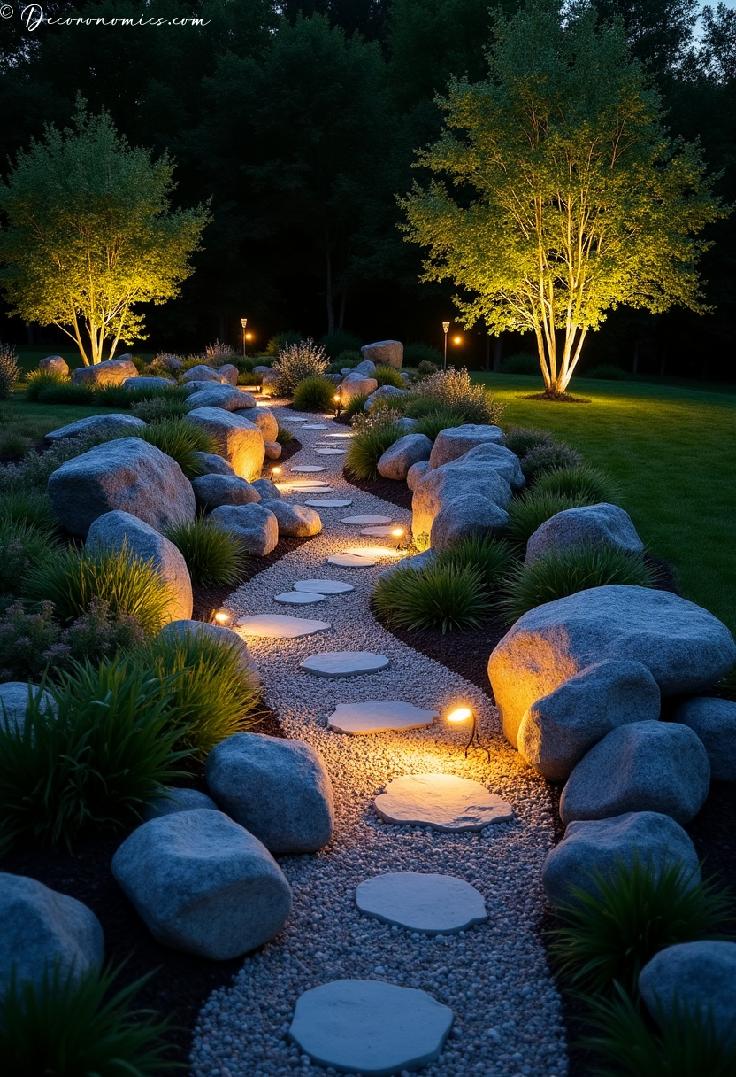 Lighting feature illuminated