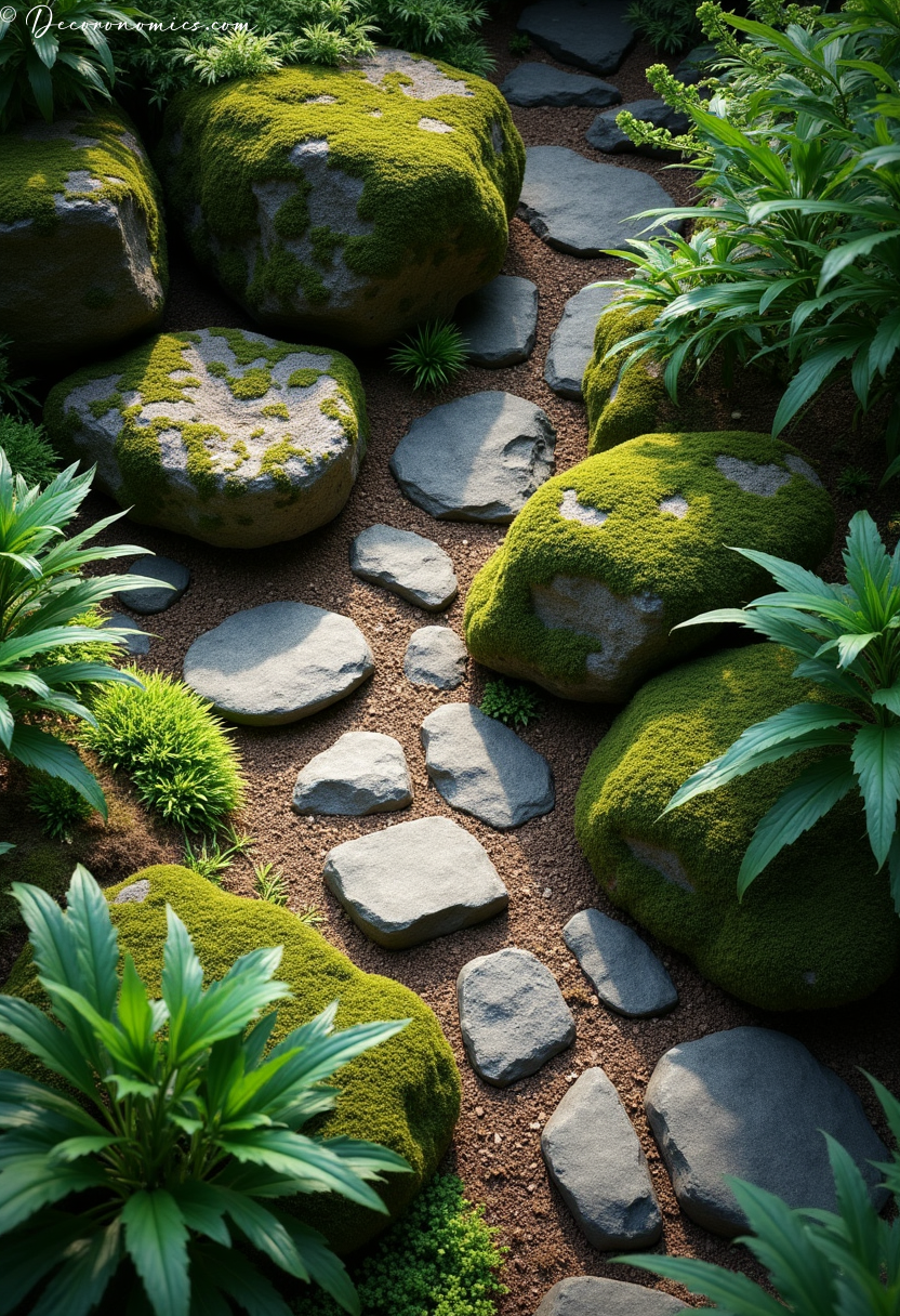 Shade woodland ferns garden