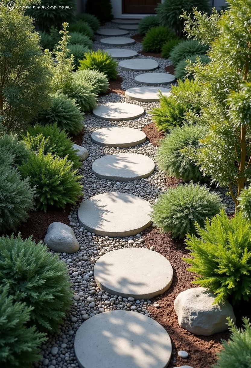 Stepping stones pathway