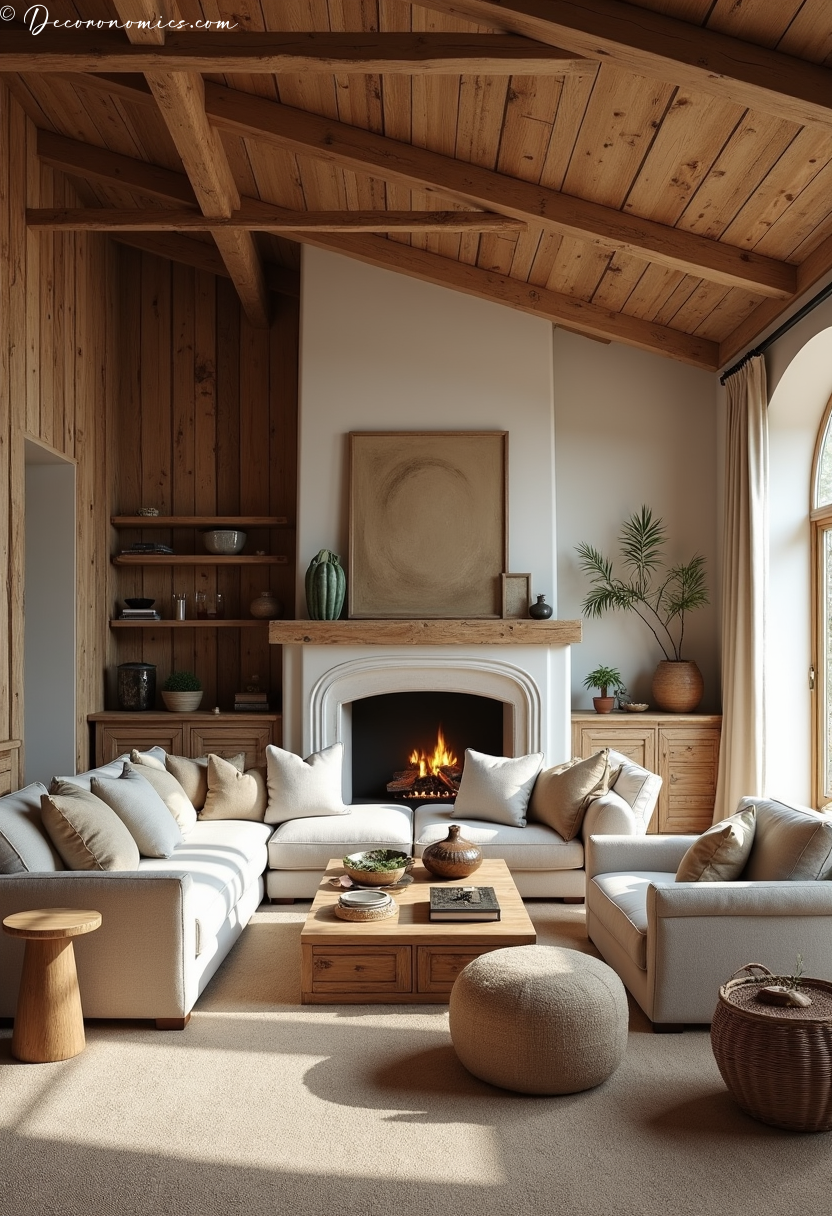 Rustic living room