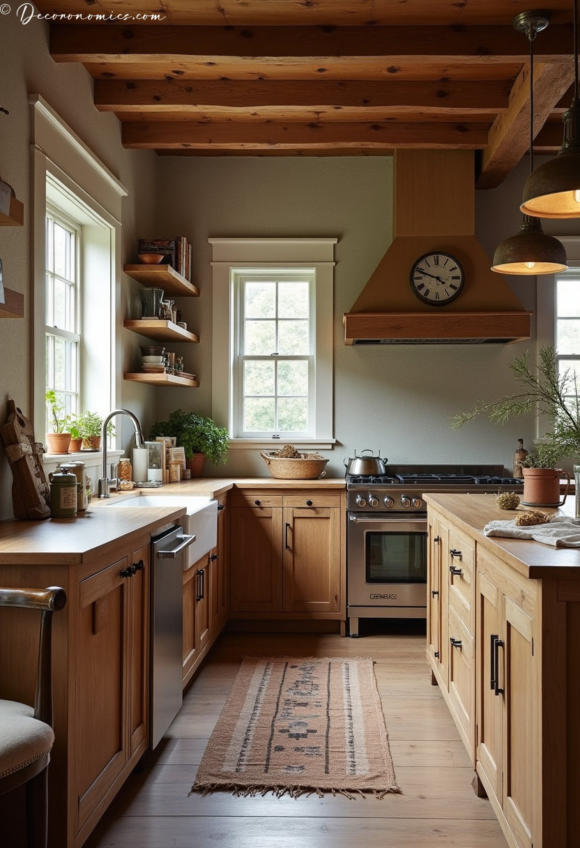 Reclaimed wood kitchen