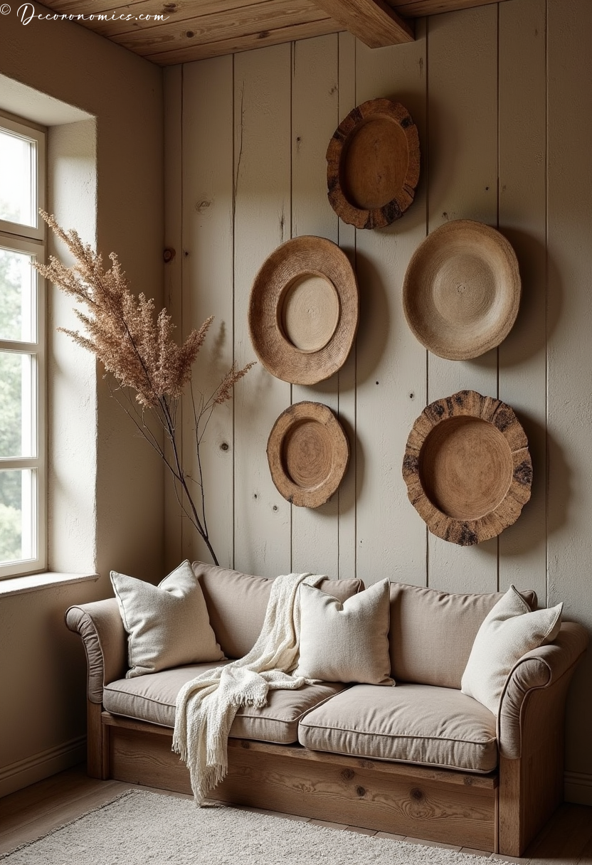 Rustic wall styling