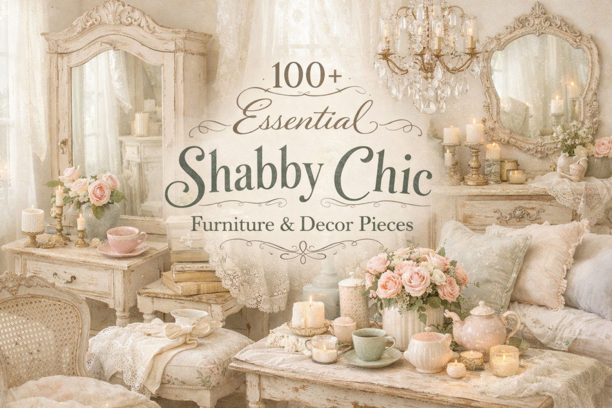 100+ Essential Shabby Chic Furniture & Decor Pieces: The Ultimate Shopping Guide