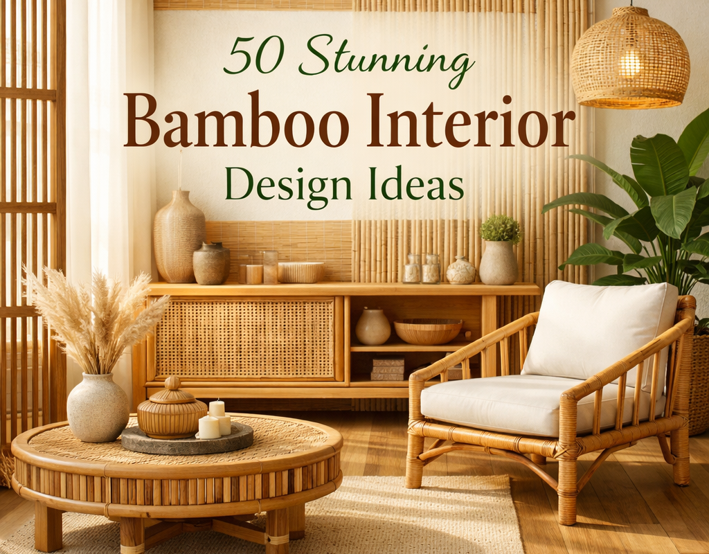 50 Stunning Bamboo Interior Design Ideas: Sustainable, Stylish Spaces for Every Room