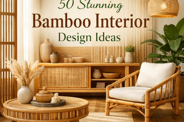 50 Stunning Bamboo Interior Design Ideas: Sustainable, Stylish Spaces for Every Room
