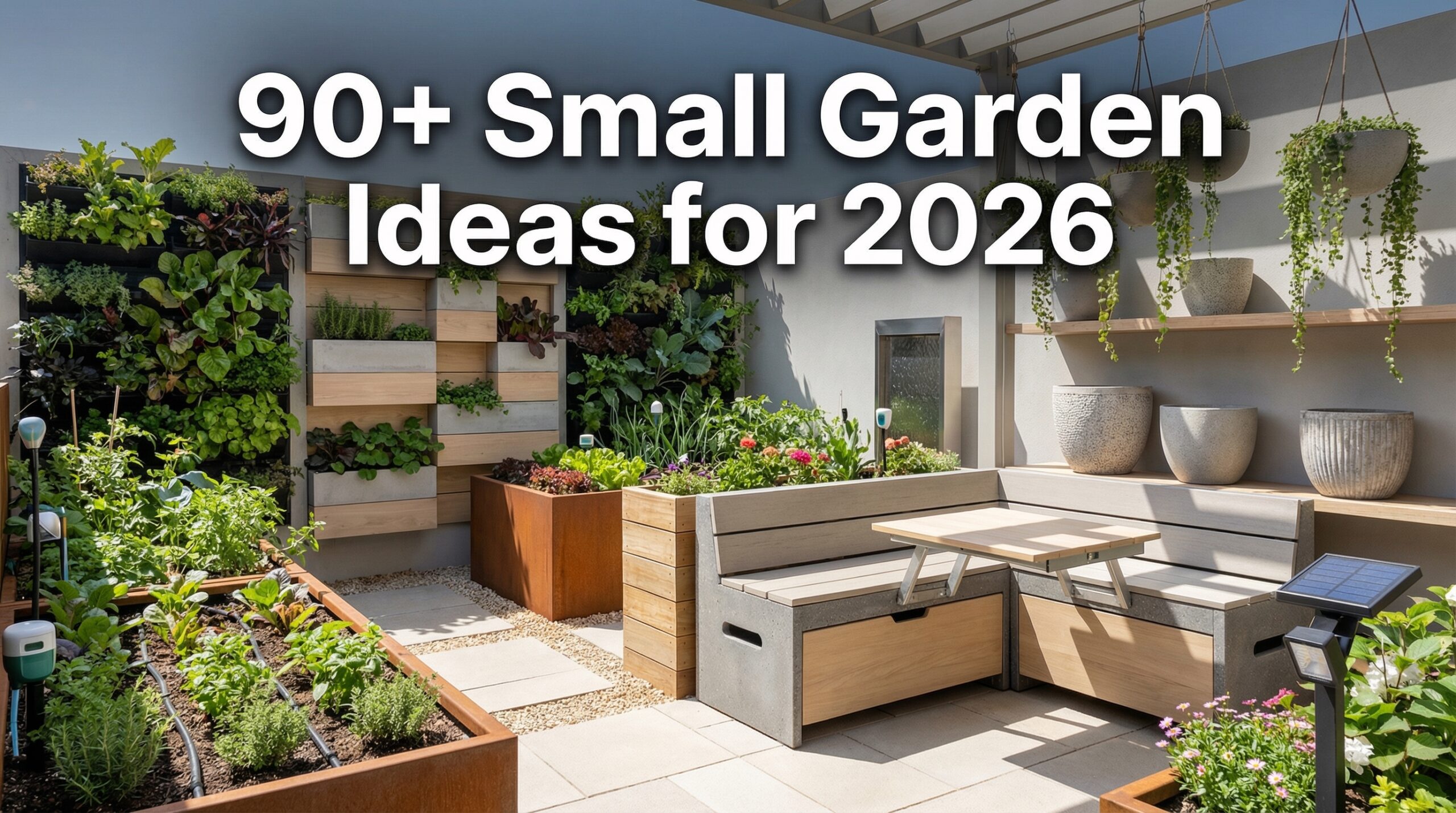 90+ Small Garden Ideas for 2026: Transform Tiny Spaces Into Stunning Outdoor Retreats