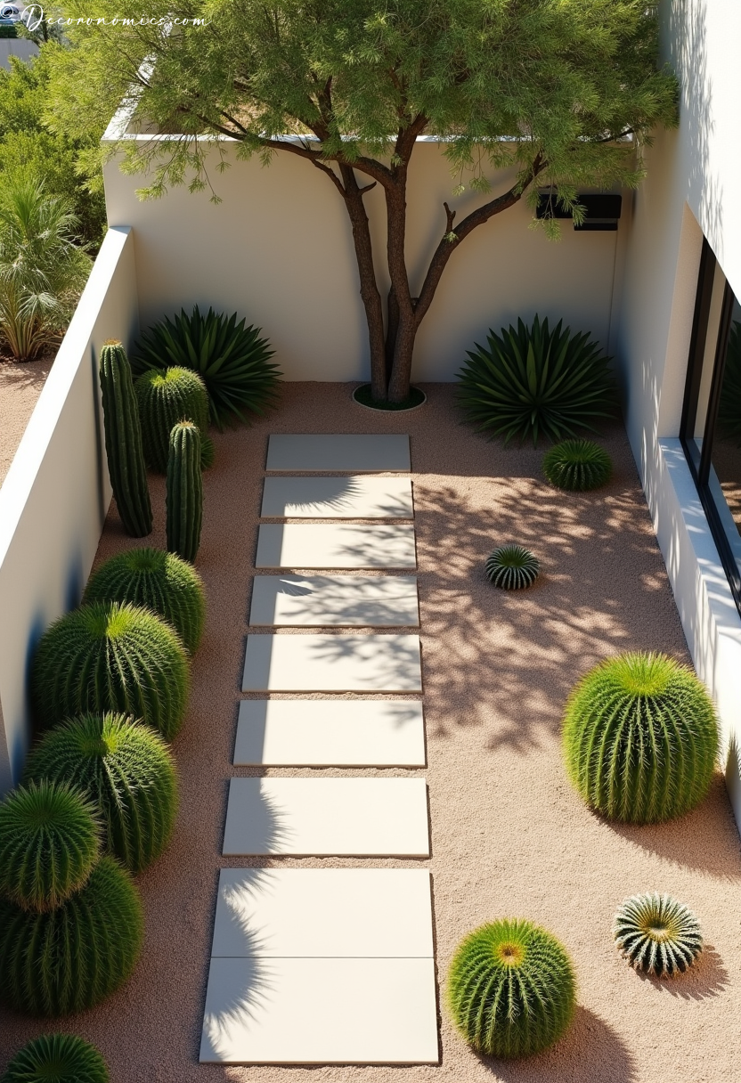 Desert modern patio