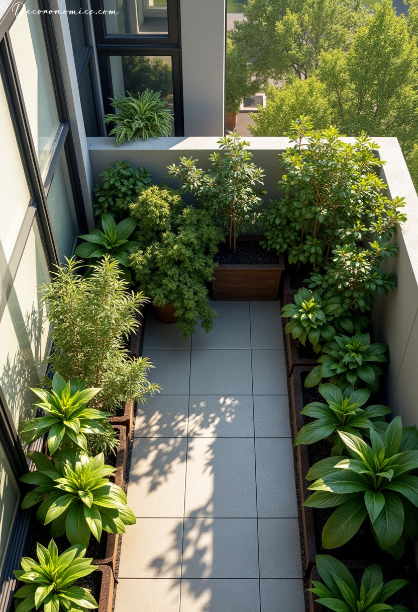 Drip irrigation balcony