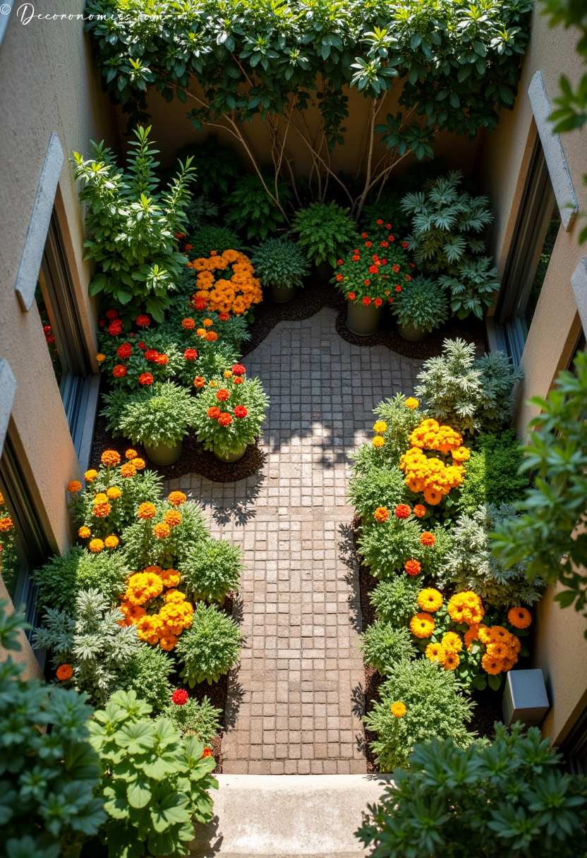 Edible flower garden
