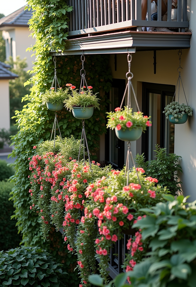 Hanging garden balcony