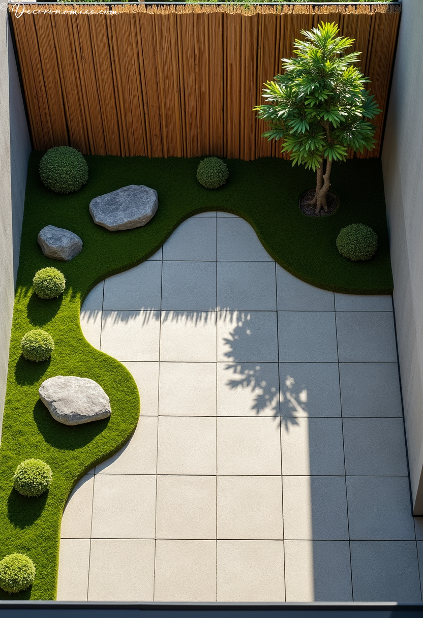 Japanese inspired garden