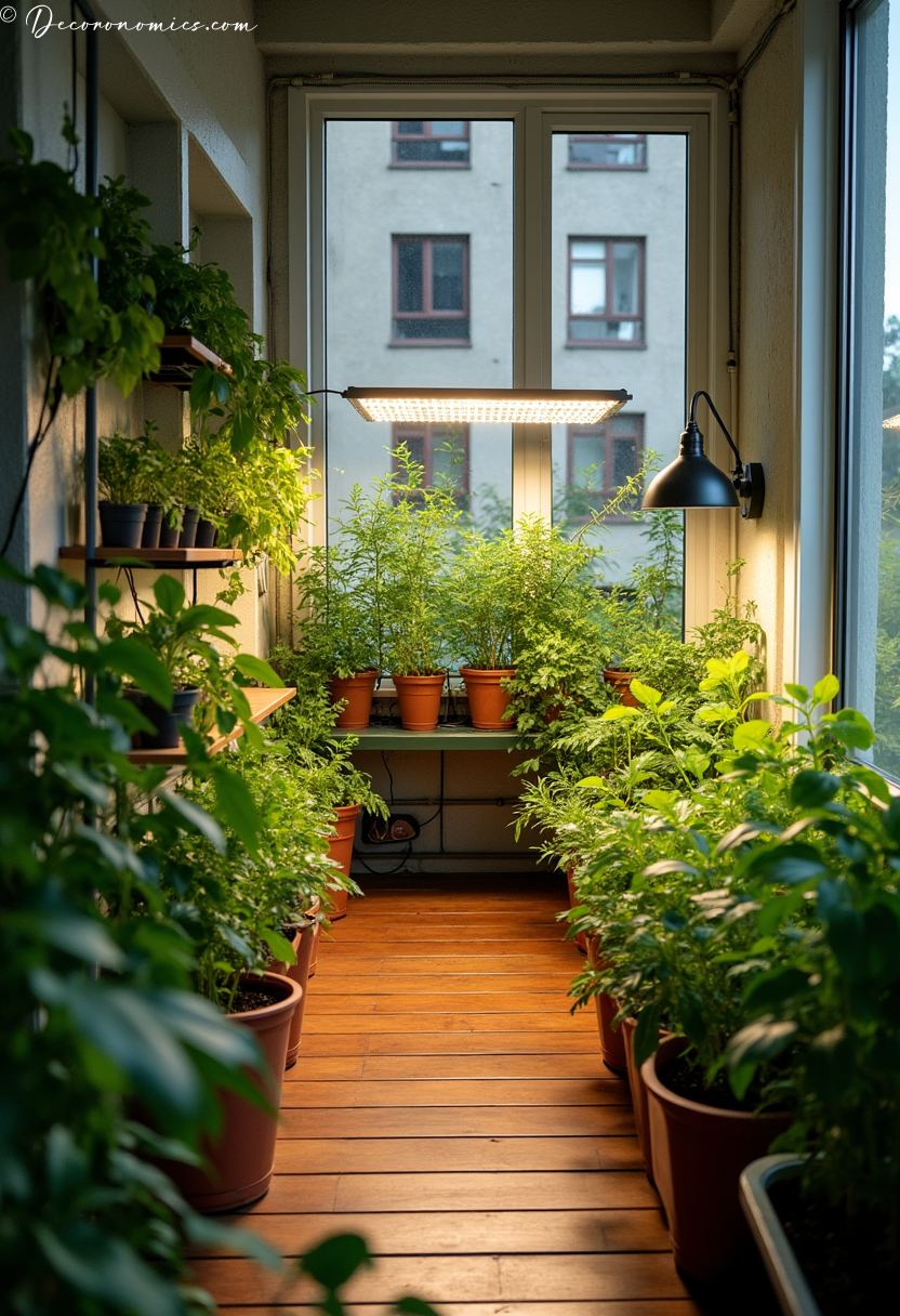 LED grow light balcony