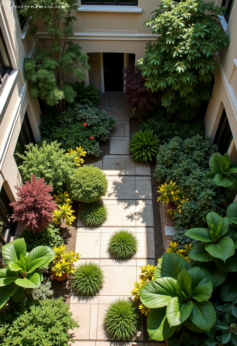 Maximalist small garden