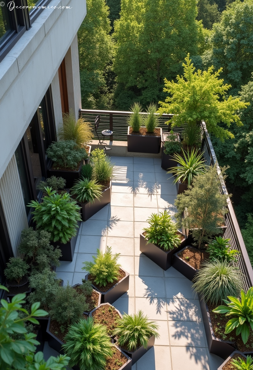 Modular planter balcony