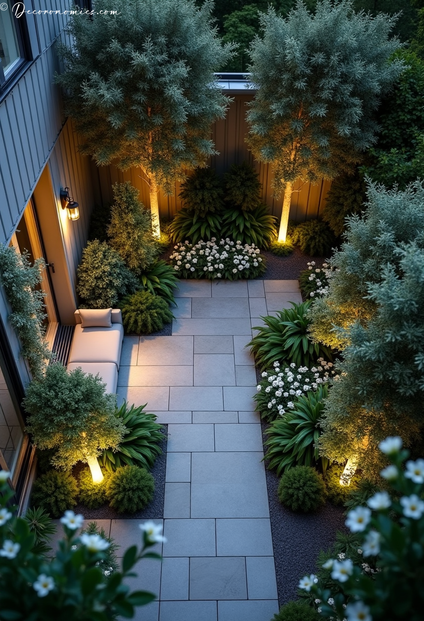 Moon garden courtyard