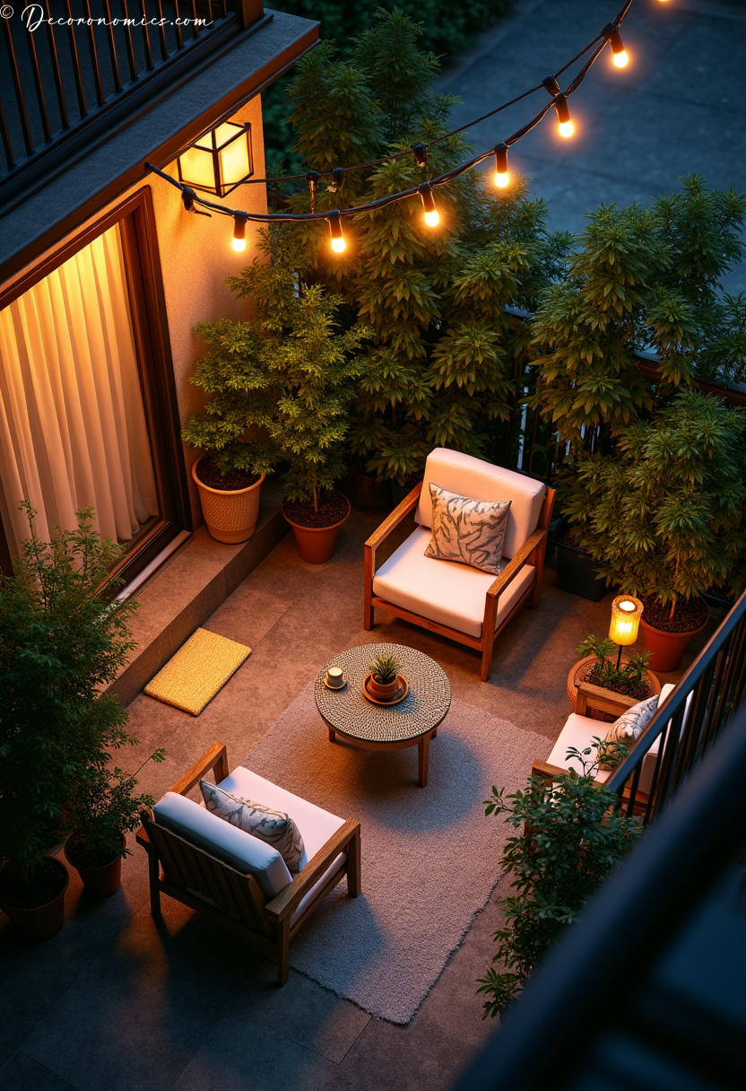 String light balcony