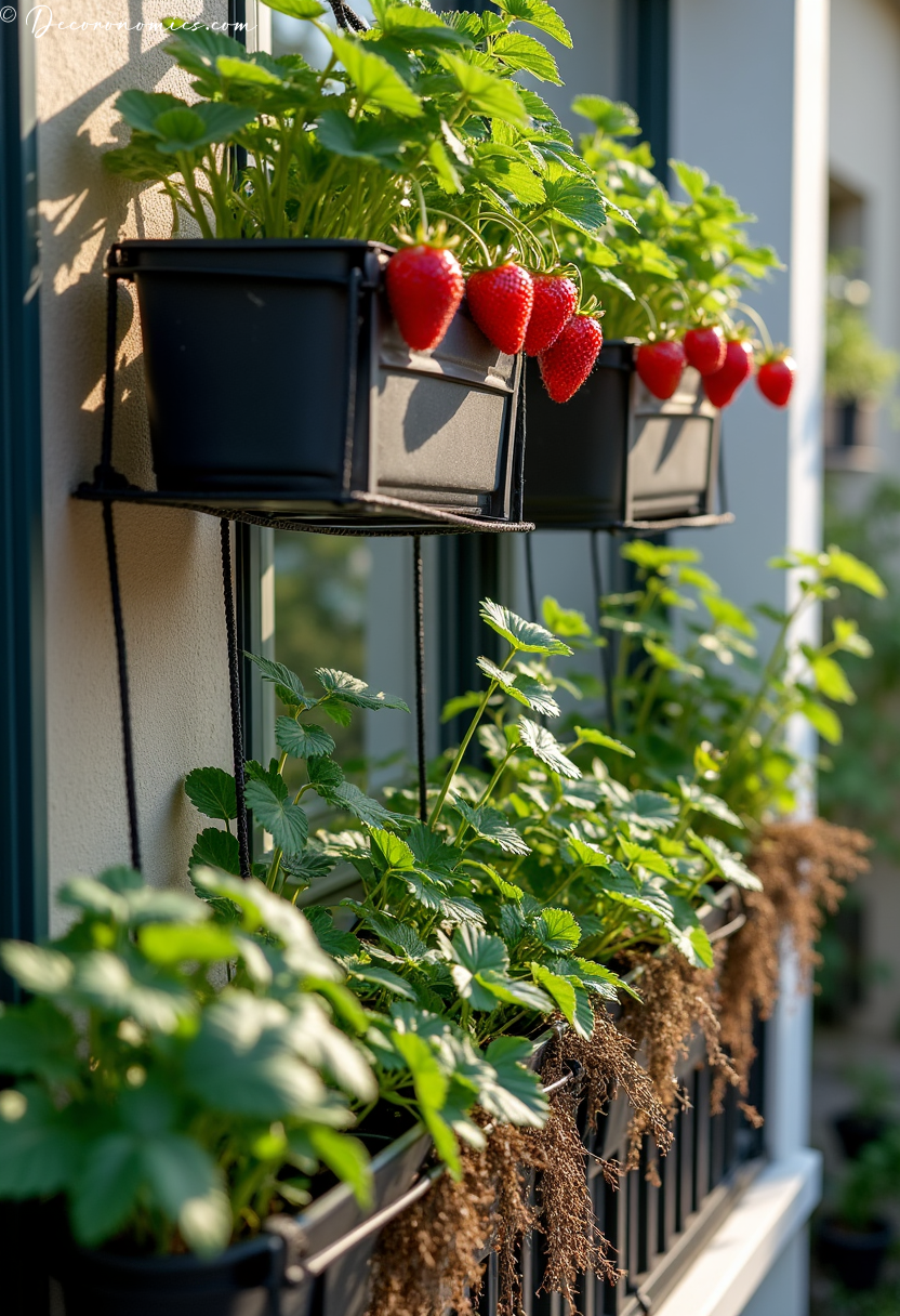 Vertical berry garden