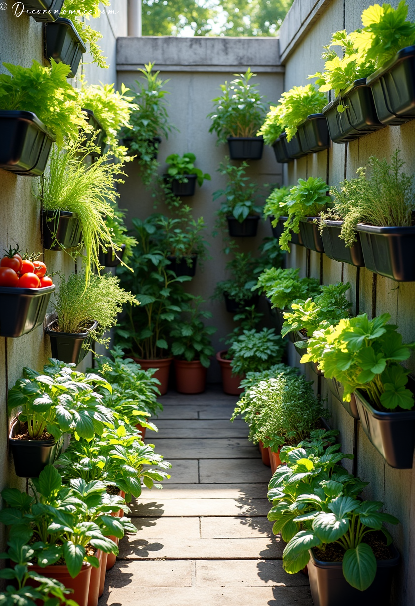 Vertical vegetable garden
