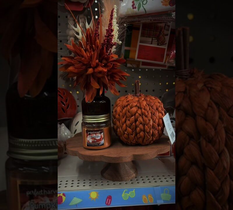 Cozy Cake Stand Fall Vignette with Pumpkins and Candles