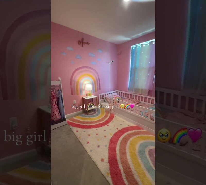 Dreamy Pink & Whimsical Toddler Girl Bedroom You Can Shop on Amazon