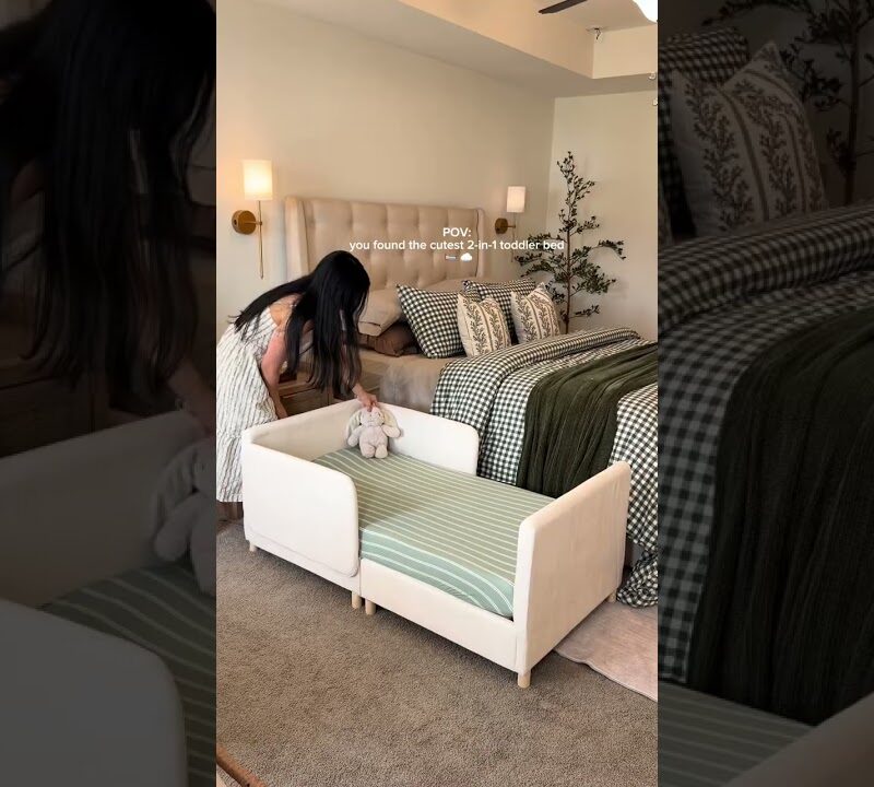 Dreamy Pink & White Toddler Girl Room Upgrade