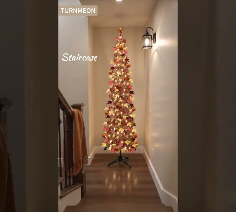 Pop-Up Fall Tree Centerpiece: Cozy Autumn Vignette for Any Room