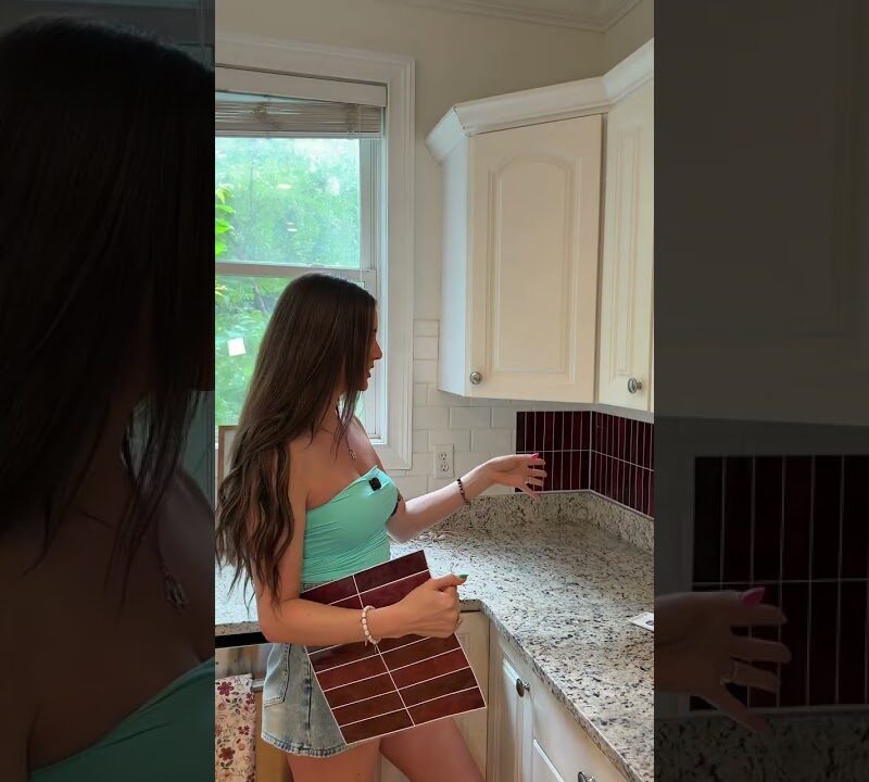 Peel and Stick Subway Tile Backsplash for an Instant Kitchen Upgrade