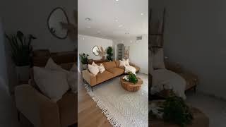 Warm Boho Living Room with Layered Textiles and Natural Accents