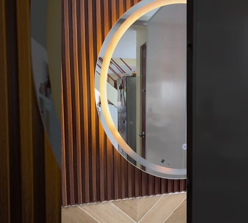 Cozy Small Bathroom Makeover: Warm Textures & Spa-Style Calm