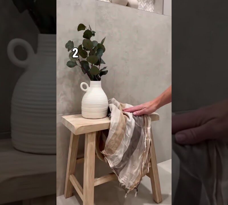 Cozy Spa Bathroom: Warm Neutrals, Soft Textures & Zen Vibes
