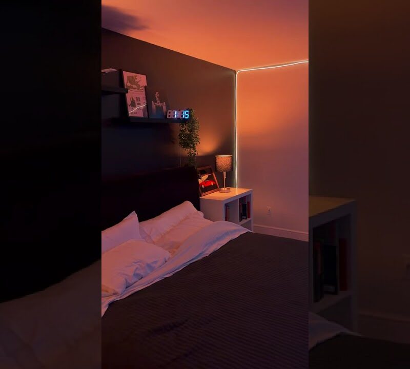 Moody Dark Aesthetic Bedroom with Velvet and Warm Candlelight