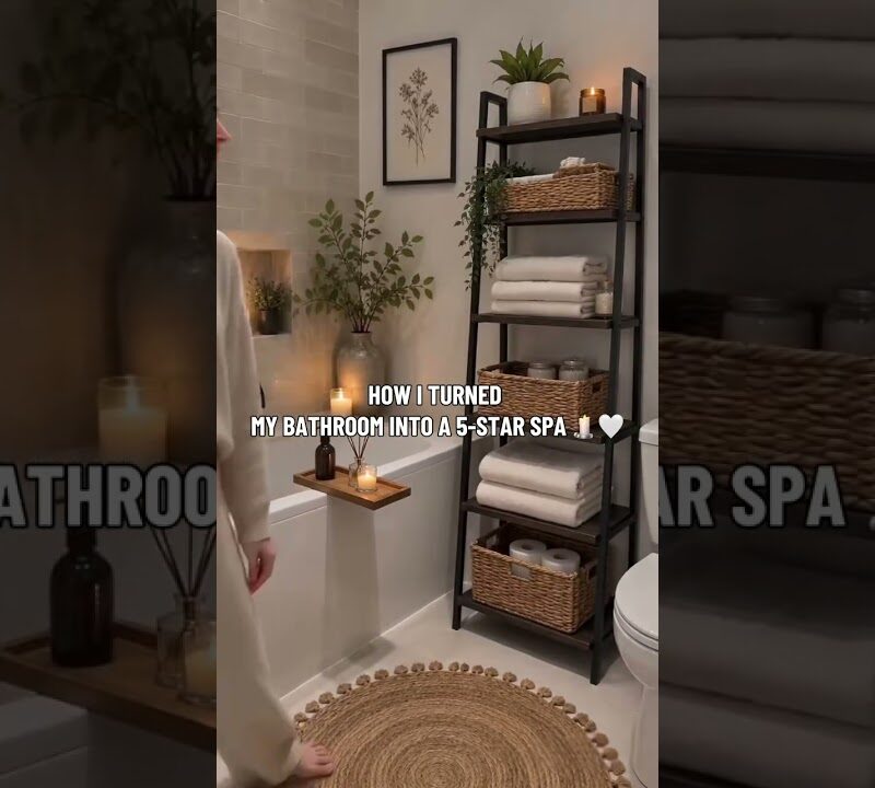 Five-Star Spa Bathroom: Luxury Hotel Vibes at Home
