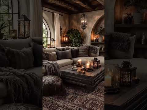 Moody Boho Living Room: Dark, Layered & Full of Soul