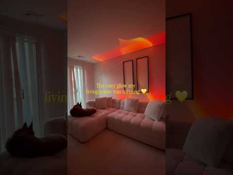 Sunset Boho Lamp Look: Warm Glow Lighting for a Cozy Living Room