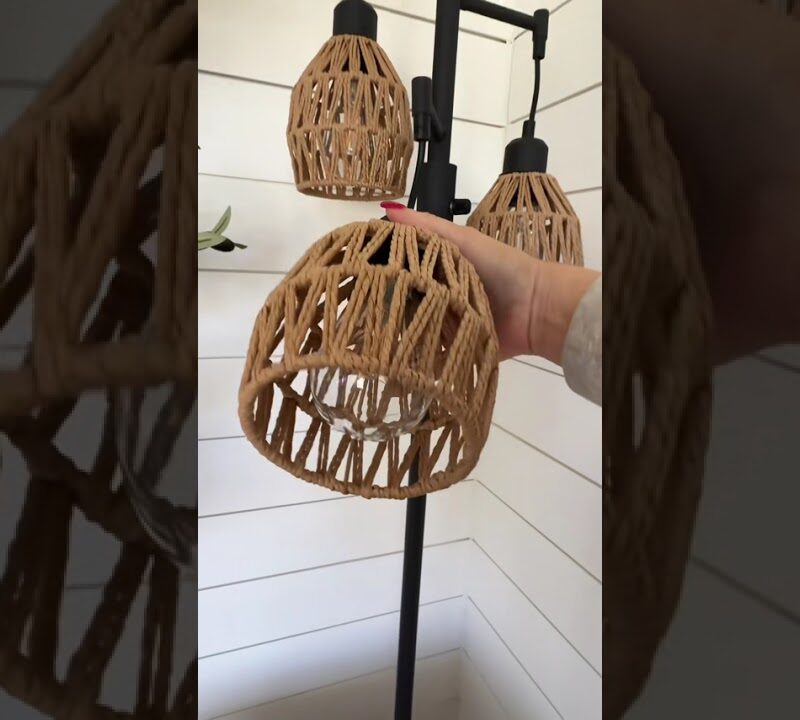 Warm Boho Floor Lamp That Sets the Perfect Mood