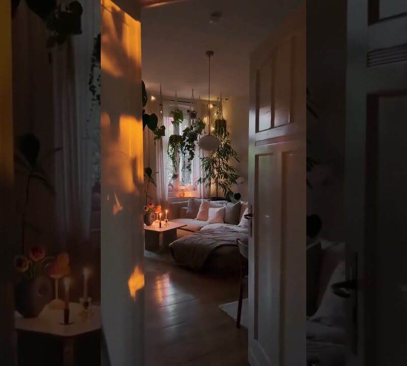 Warm Boho Living Room with Layered Textures and Earthy Tones